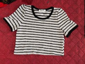 Striped Crop Top
