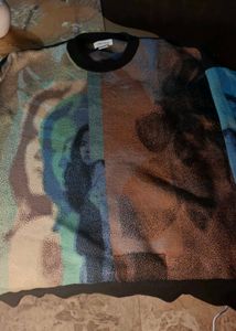 Urban Revivo Abstract Pattern Knit Sweater