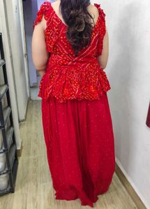 Designer Bandhani Print Choli Skirt