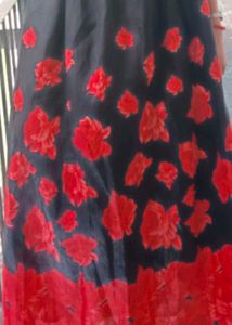 Red &amp; Black Skirt