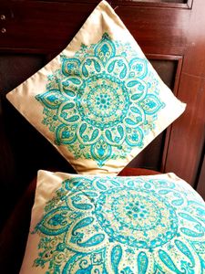Silk Cushion Covers - Set of 2