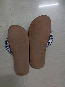 Floral Bow Thong Flats