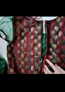 Girls' festive ethnic anarkali