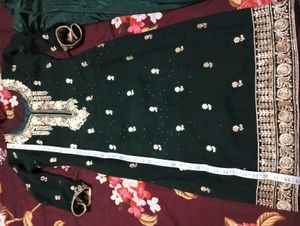 Dark green suit