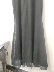 Black Long Mermaid Maxi Dress