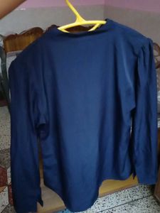 Korean Navy Blue Top