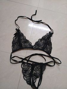 Sexy Cat Eye Lace Lingerie Set