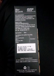 Blue Heaven Hyper Matte Foundation