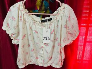 Zara New Top With Tag Size Small- Medium