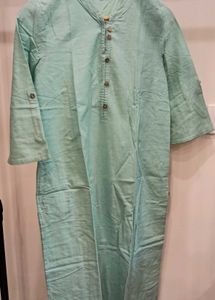 Mint Green Button-Down Tunic