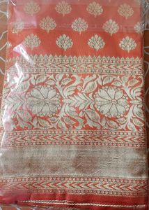 Pure Kanjiveeram Saree🧡