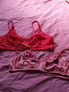 Rose Non Padded Bra Pack Of 2