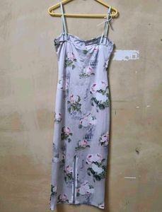 Floral Midi Bodycon Dress