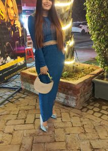 New Stylish Tredy Skirt And Top Party Wear