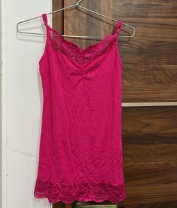 Pink Lace Cami