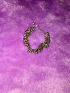 Vintage Silver Tone Bead Bracelet