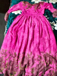 Pink Floral Dress