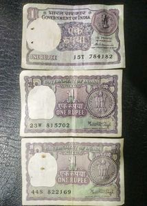 Rare Old Indian One Rupee Note