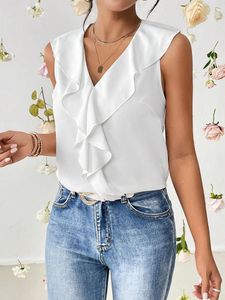 H&M Ruffle Trim Formal Top