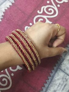 Red & Gold Bangles