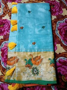 WITHOUT WEAR EMBROIDERY SAREE