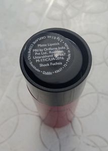 Oriflame On colour Matte Lipstick ,colour-shock Fuchsia