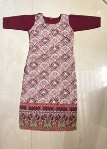 Maroon Kurta