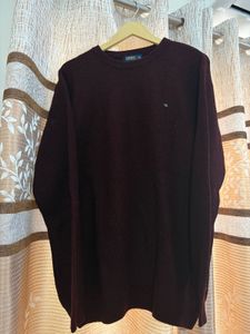 Burgundy Knit Pullover