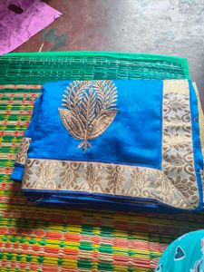 Elegant Blue Saree