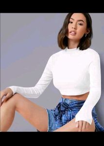 White Long Sleeve Top