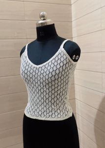 Vero moda crochet y2k vintage cami top
