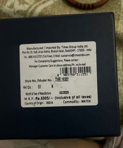 Timex Rose Gold Watch