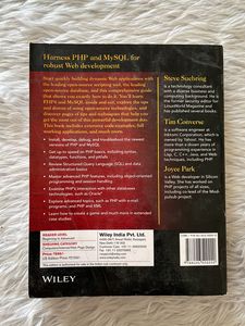 PHP6 and MySQL Bible Wiley