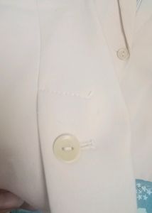 zara light peach Pink color blazer..