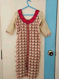 Vibrant Hand-Embroidered Tunic Top