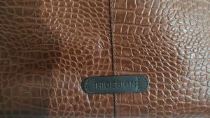 Hidesign Tan Croc Tote