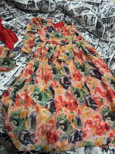 Floral Print Maxi Dress