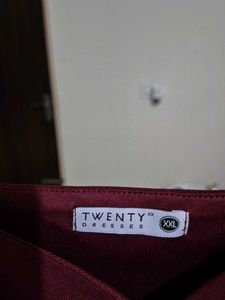 Burgundy Crop Top