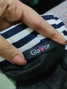 Striped Wide Leg Palazzo Pants with belt