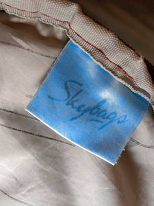 Used Red &amp; Gray Backpack