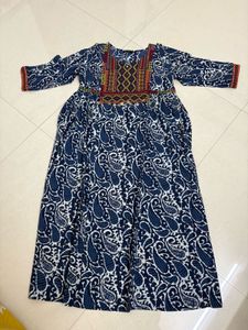 Paisley Print Cotton Dress