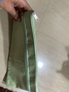 Embroidered Floral Pouch