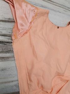 Peach Long Frock