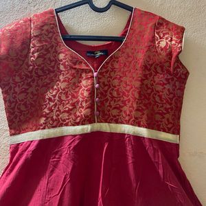 MBE Stunning Red Colour Kurta