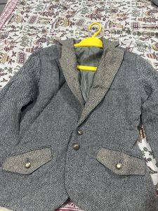 Gray Tweed Blazer