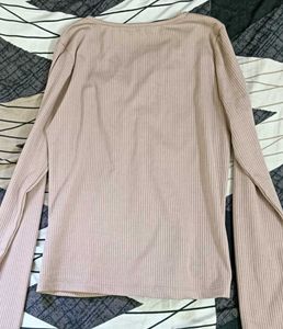 Ribbed Long Sleeve Top