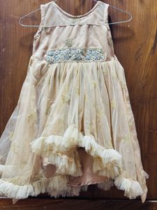 Customised Golden Back Flair Frock