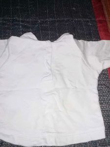 Cute White Graphic Tee