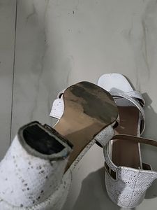 White Comfy Heels