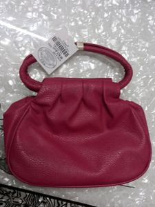 Pink Small Hand Purse ( New) With Dmart Tag